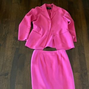Petite Dana Buchman Pink Suit